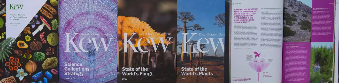 Kew Science reports lined up