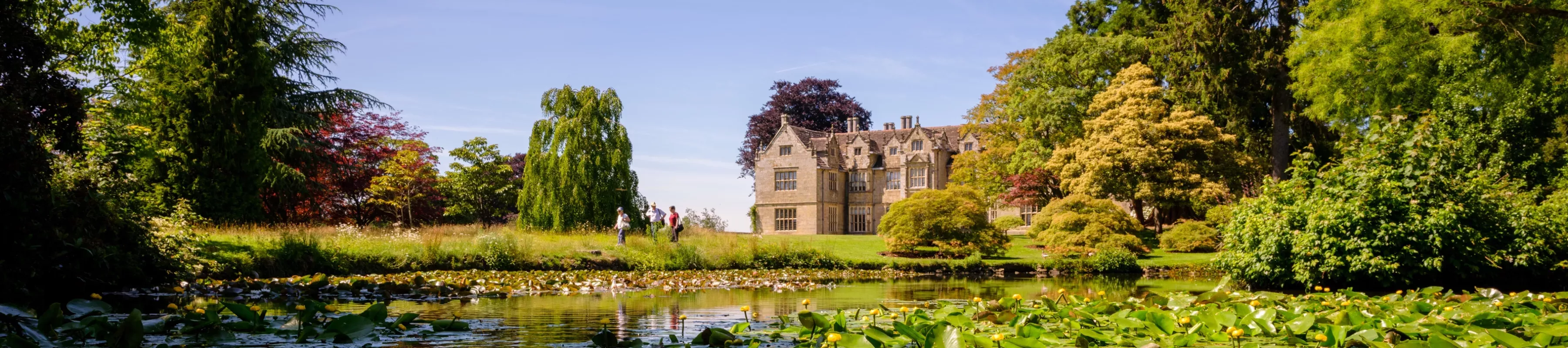 Wakehurst mansion and pond