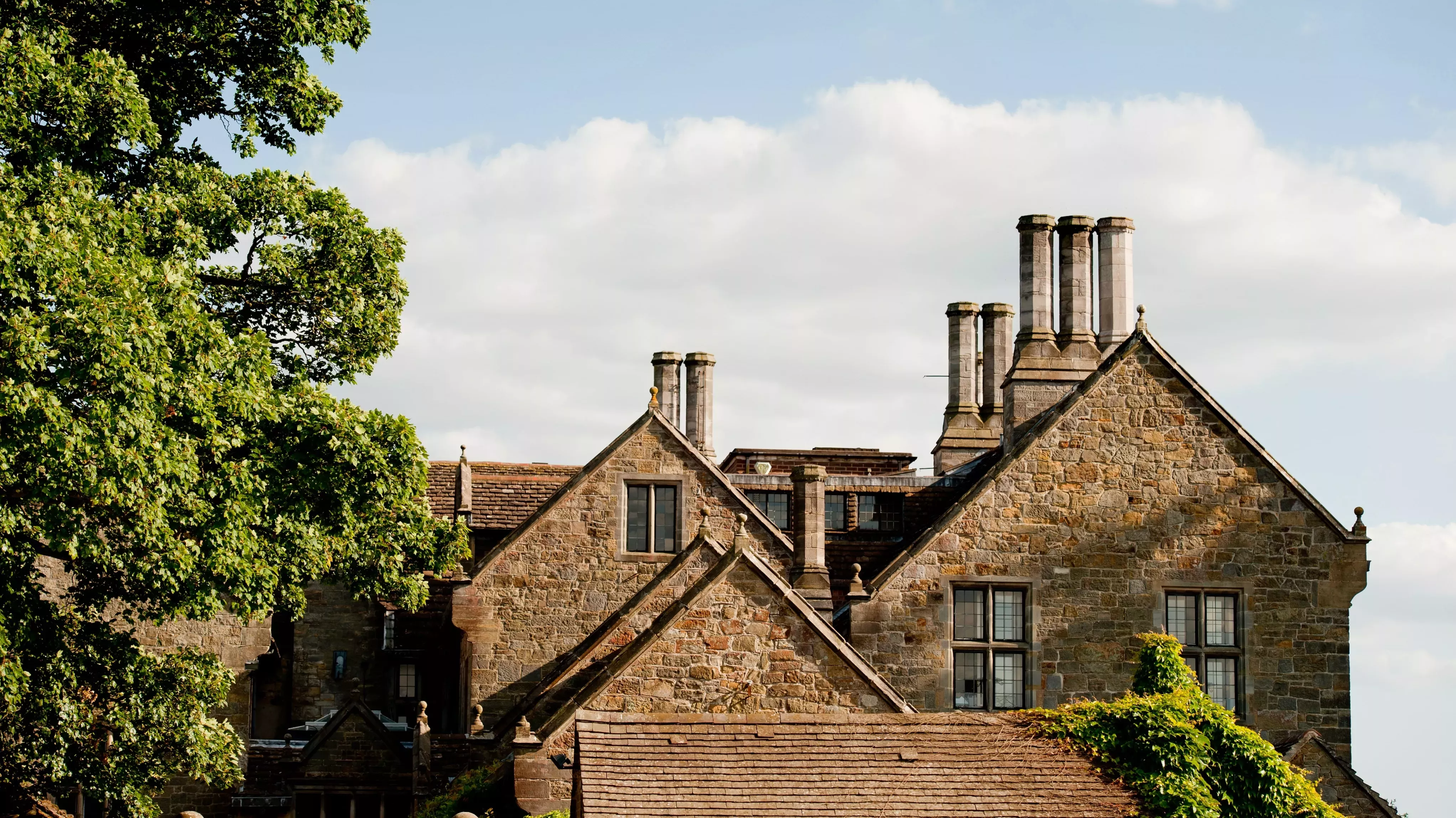 Roof of an old Elizabethan Mansion