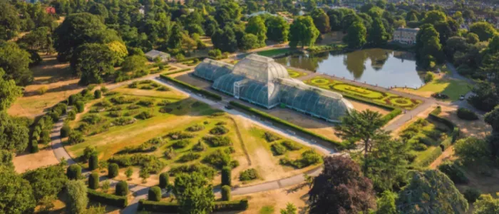 The Palm House at Kew Gardens