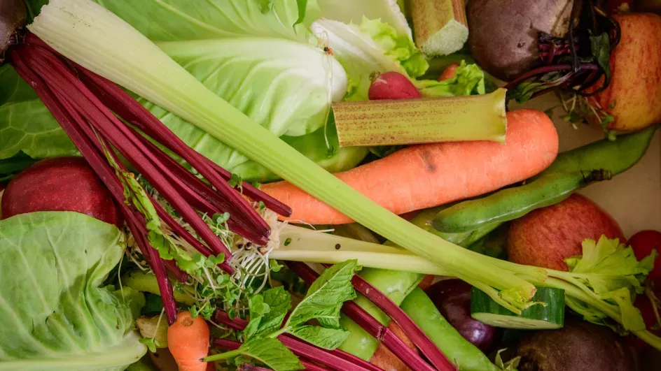 Vegetables in a box