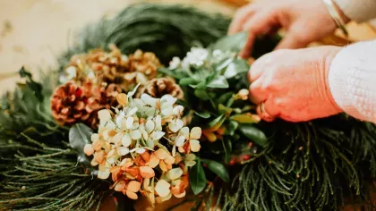 Wreath making